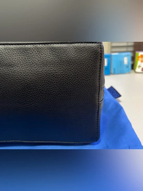 BAGGU Medium Recycled Leather Bowler Bag - Picture 3 of 5